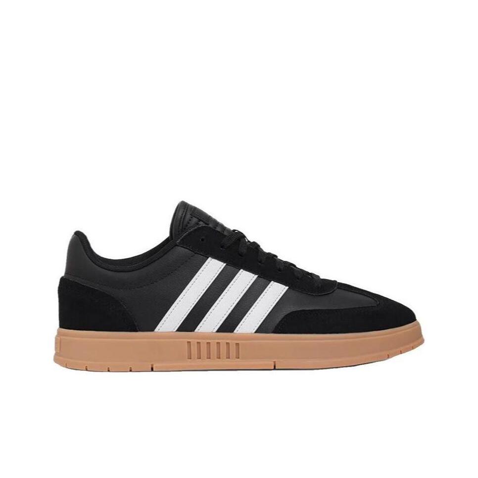 adidas Кроссовки Унисекс Gradas Black White Gum Основной черный Облачно-белый Серебристый металлик IE9045
