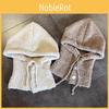Knit Fashion Hat With Earmuff And Wide Brim For Autumn And Winter Comfort