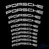 hbcr1 Car Brake Caliper Sticker High Temperature Waterproof Decal For Porsche Cayenne Panamera Macan 911 Taycan Boxster Cayman Pajun
