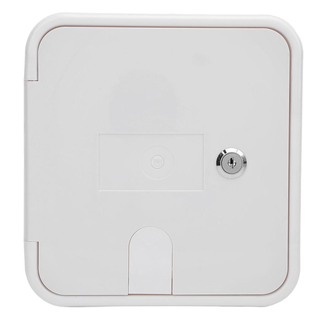 Крышка люка для шнура питания прицепа RV, дверной замок отсека для хранения электрического кабеля с 2 ключами