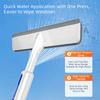 Extended Spray Window Cleaner Double Sided Glass Squeegee Cleaner  Outdoor Glass Clean