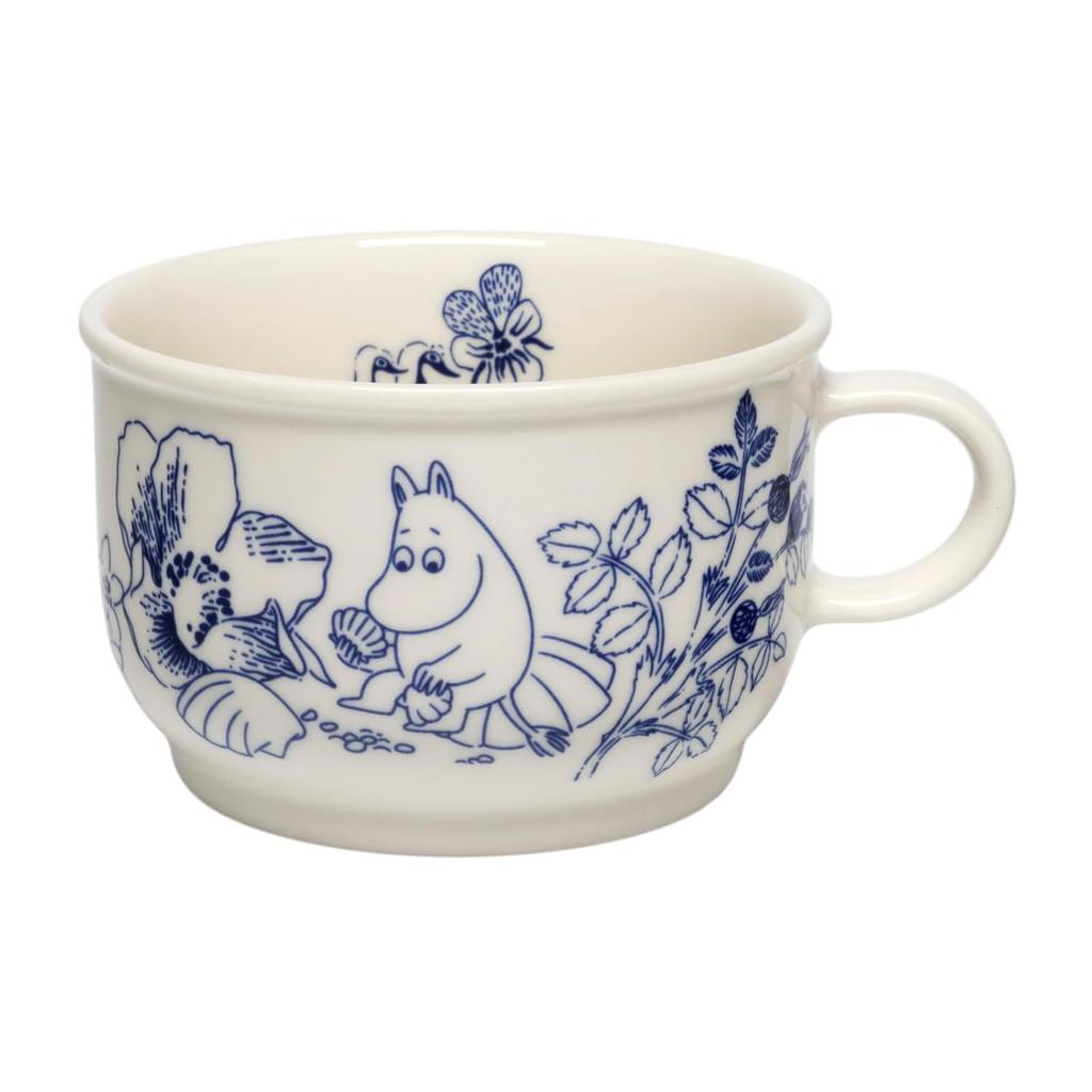 Кружка-чашка Moomin Arabia Hal Синяя, объем примерно 300 мл.