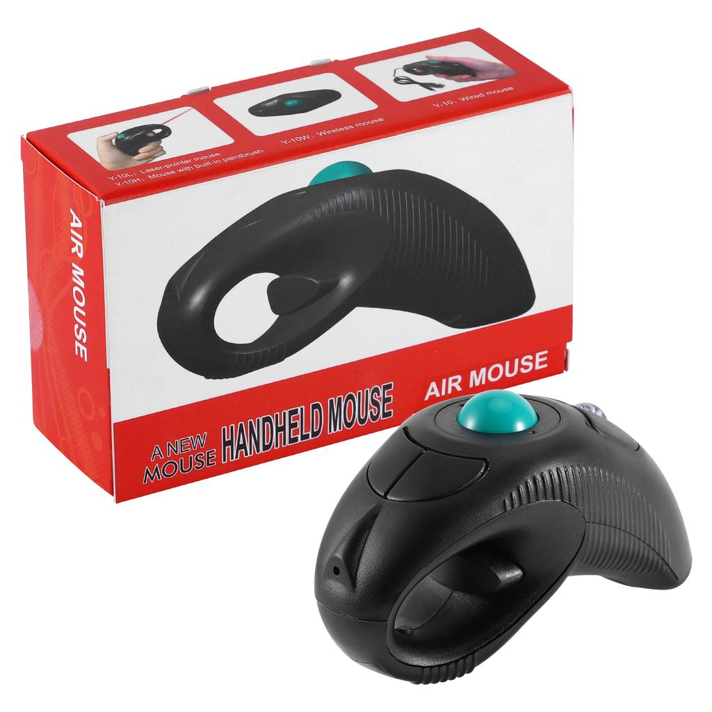 Цифровая беспроводная трекбольная мышь 2,4 ГГц, эргономичный дизайн, трекбольная мышь для управления пальцами, ручная оптическая мышь для Android TV, ПК