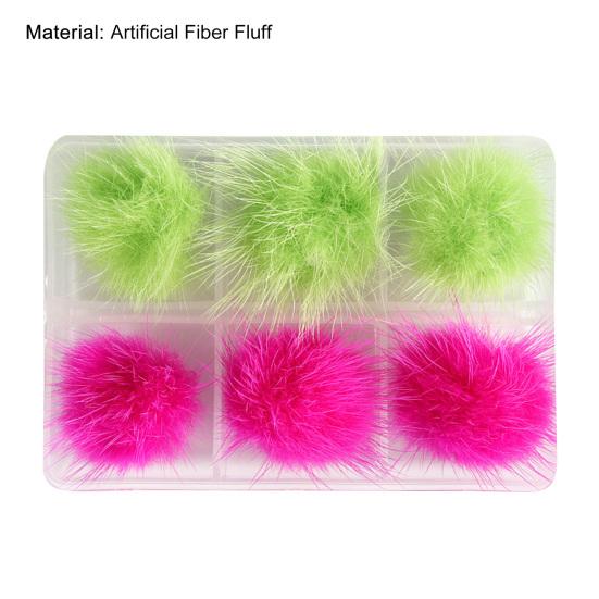 6 шт./кор. магнитный съемный шарик для ногтей, украшение для маникюра, мини-плюшевый шарик для дизайна ногтей