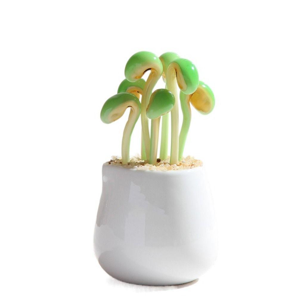 Творческий ручной работы стеклянные горшки для растений цветочный орнамент плоское дно милый мини бонсай яркий портативный стеклянный букет статуэтка для дома