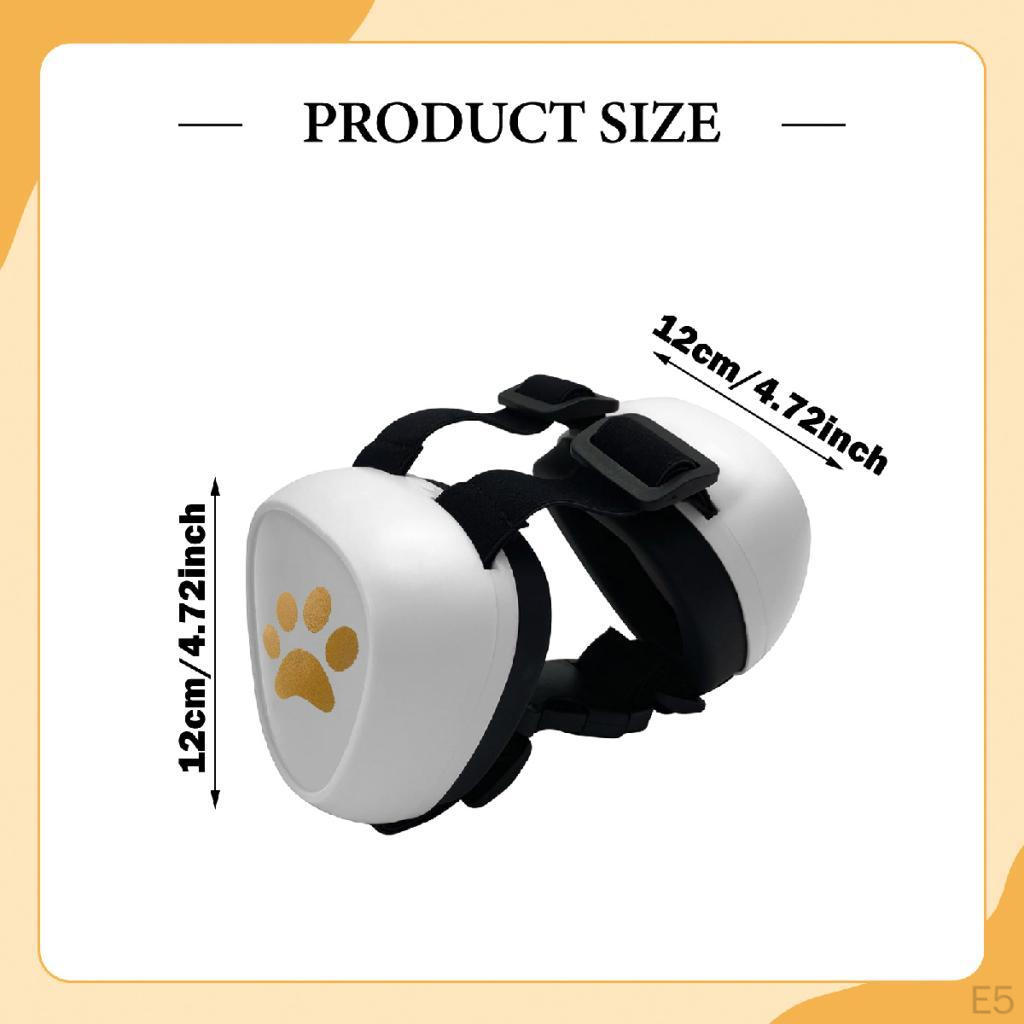 Защитные накладки на уши для собак для защиты от шума и безопасности слуха, для собак средних и крупных пород