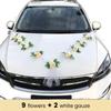 Car Wedding Arrangement Artificial Flower Car Headflower Wedding Car Flower Wedding Supplies