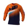 Breathable MTB Long Sleeve Shirt Gradient Print Mountain Bike Dirt Bike Family Riding Jersey