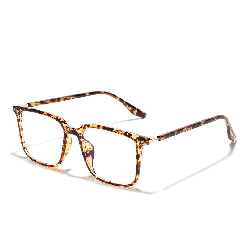 Очки Tr Frame Flat Glasses Женские очки, закрывающие лицо Универсальные ретро персонализированные очки Оправа Мужские простые очки