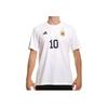 Adidas Argentina Messi 10 Outdoor Casual Sports Crew Neck Short Sleeve T-Shirt Men Tops White IM7654