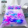Комплект постельного белья Cloud Duvet Cover Set Microfiber Universe Outer Space Sea of Cloud Mystic Bedding Set Abstract Pattern King Twin Beder Cover