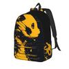 Модный Рюкзак Пикачу из Покемонов Минималистичная Линия Mochilas Повседневный Для Улицы Большой Вместимости Rucksack