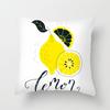 Home Decor Yellow Lemon Pattern Summer Cushion Cover Pillow Sofa Decorative
