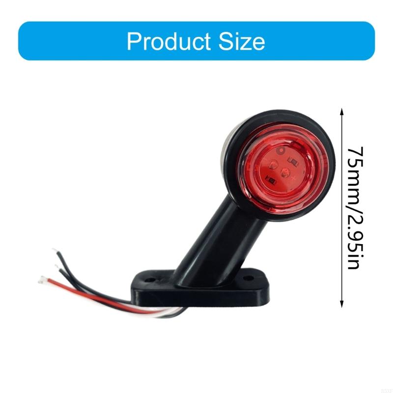 2025 Новая пара всепогодных двухфункциональных прицепных фар для грузовиков, прицепов