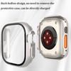 Стекло+Чехол для Apple Watch Series 7/8/9 41мм 45мм Защитное стекло для экрана 44мм40мм Бампер для iWatch Ultra/Ultra2 49мм Защитный чехол