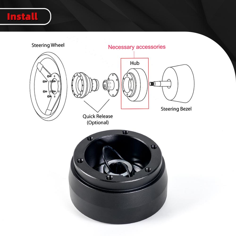 Aluminum Adapter Steering Wheel Hub 142H For Nissan Datsun 280Z 280ZX 260Z 240Z 610 620 510 810 QR063