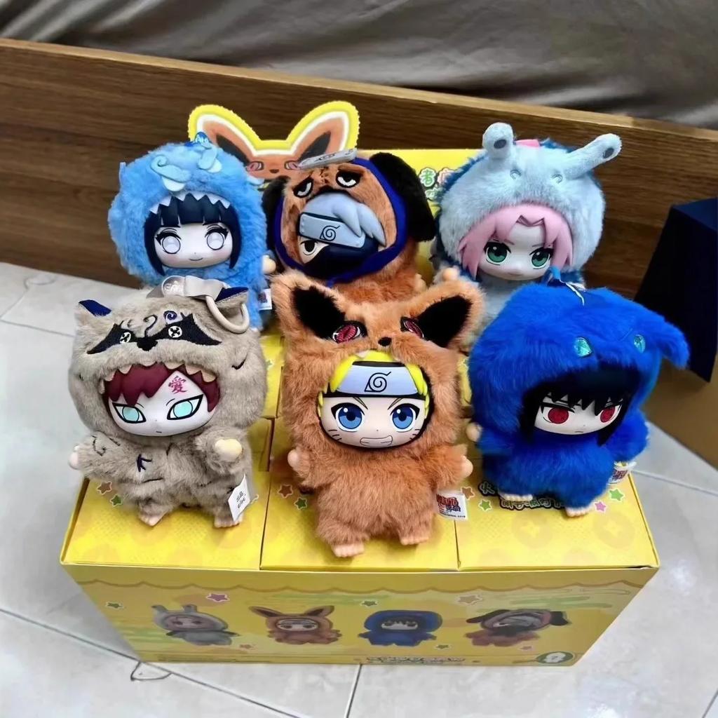 @@% Наруто Шиппуден Серия Вечеринка Милых Зверушек Блайнд Бокс Ручная Работа Плюшевая Кукла Украшение Модная Игра_%