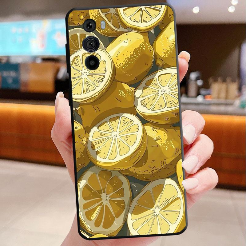 Летний Фруктовый Лимонный Чехол Для Телефона Для Motorola Edge 50 40 Pro 60 50 40 30 Ultra Neo Fusion Moto G Play G Stylus G Power G 2025
