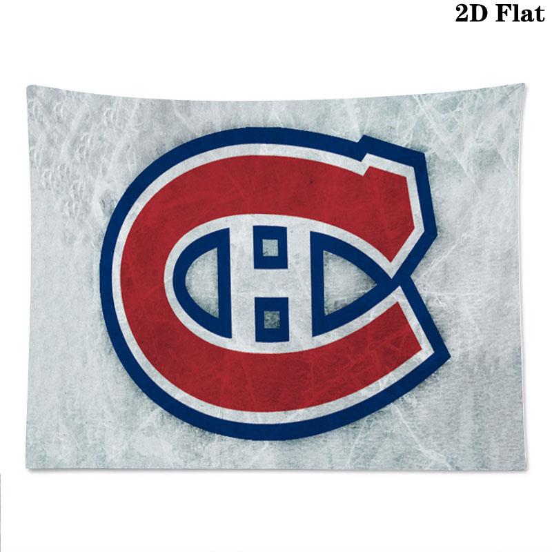 Настенный гобелен Montreal Canadiens, эстетичное тканевое одеяло с принтом, подходит для спальни, гостиной и домашнего декора.