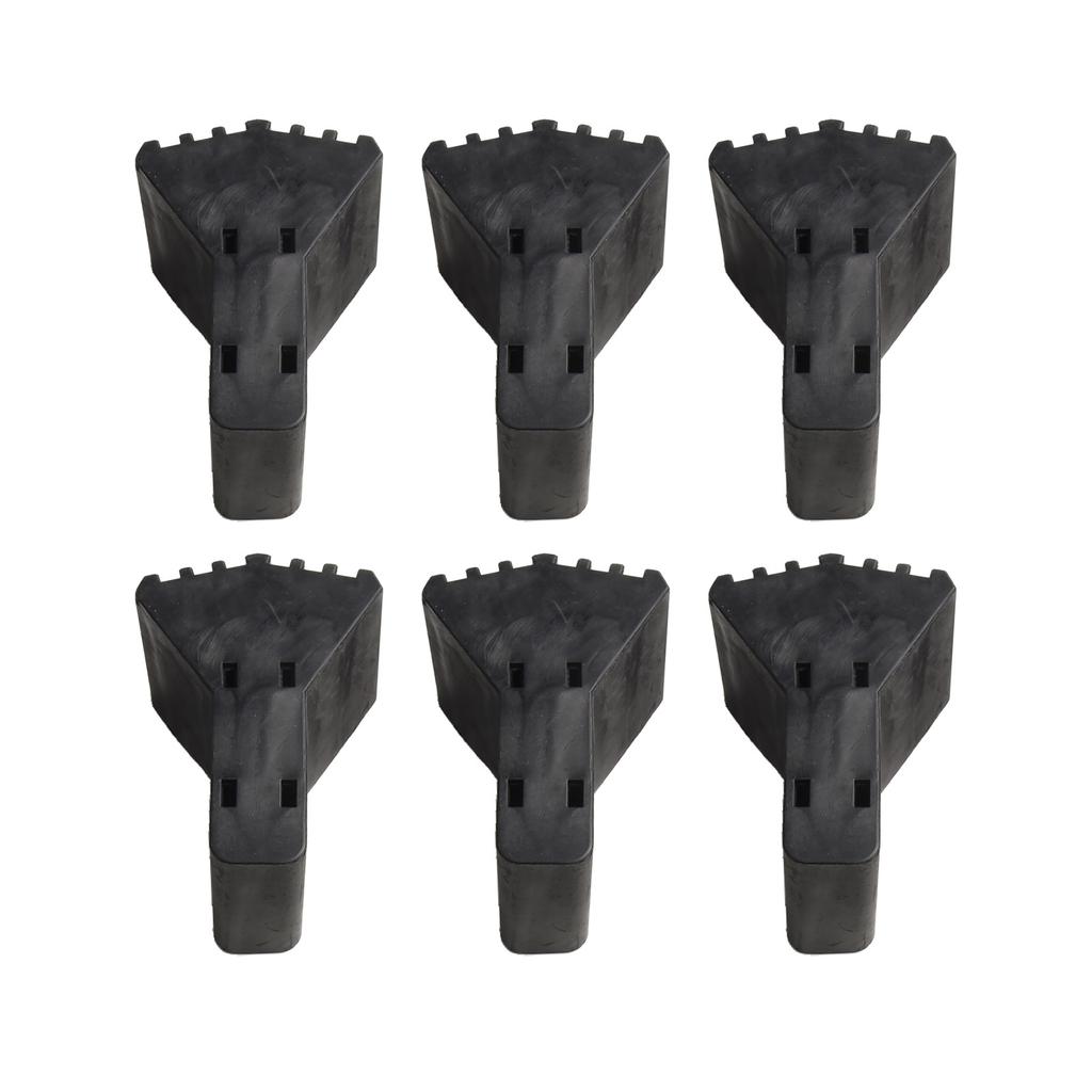 4/6 шт. Противоскользящие резиновые накладки на ножки лестницы, складная лестница, накладки на ножки, чехол для ножек, многофункциональная складная лестница, веерообразная накладка на ножку