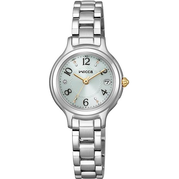 Citizen KS1-911-71 ( Watch Wicca Solar-Tech Radio-controlled Metal Band Women's) Round Watch Silver