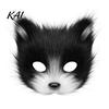 Fluffy Cat Ear Headband Plush Fox Cosplay Mask, Tail, Costumes Props, Fuzzy Cute Girl Dress Up Mask for Costume Party Anime Convention And Role