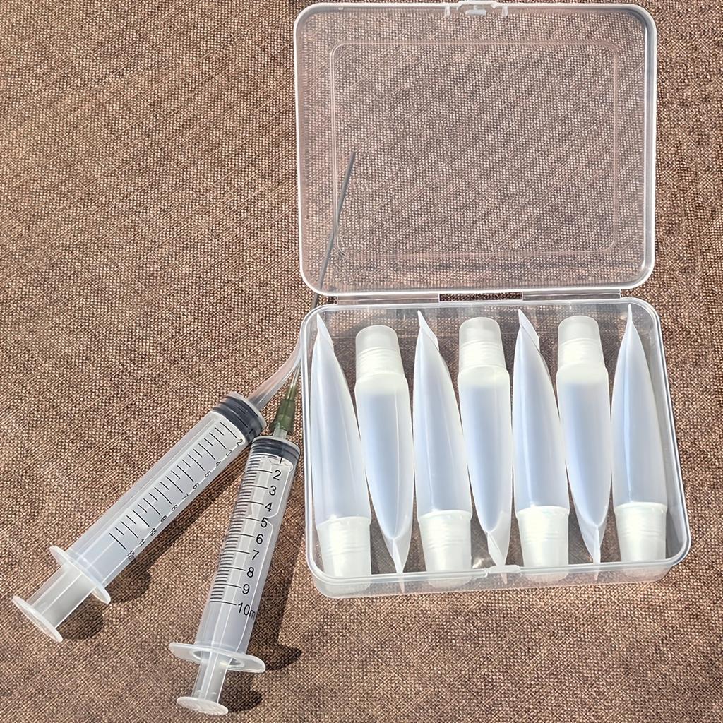 7PCS 15ML Lip Gloss Tube Cute Makeup Tube Empty for Women Female Cosmetics, Cleaning Supplies, Lubricants DIY Extractor