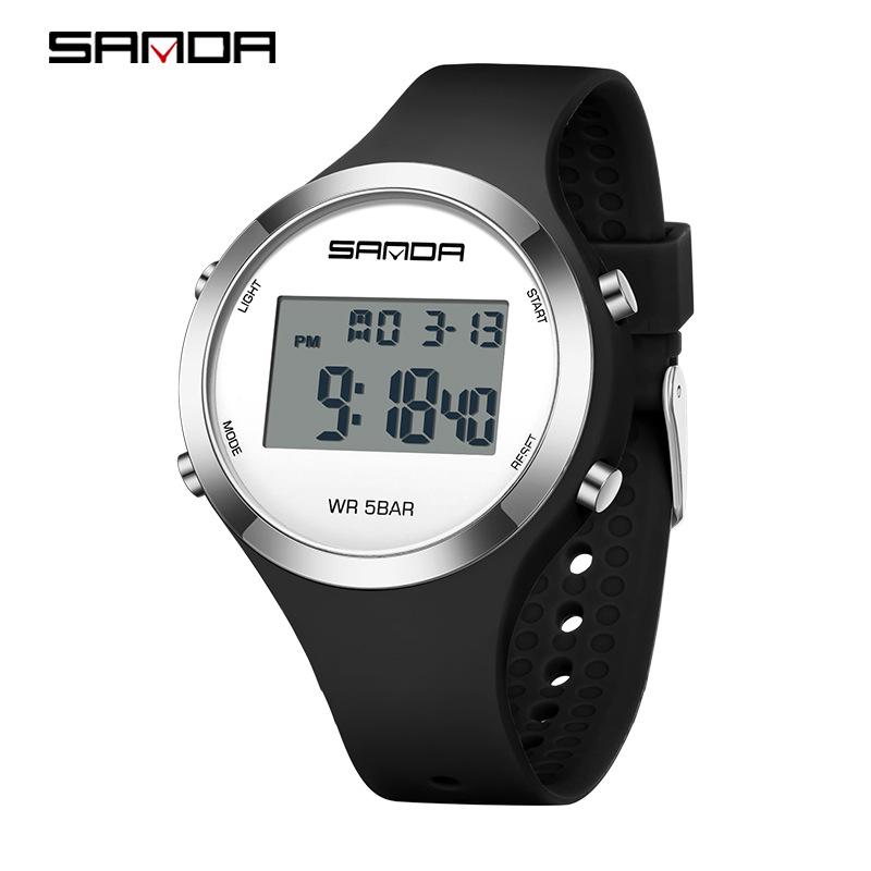 Sanda Colorful Multi-Function Waterproof Sports Watch for Men & Women