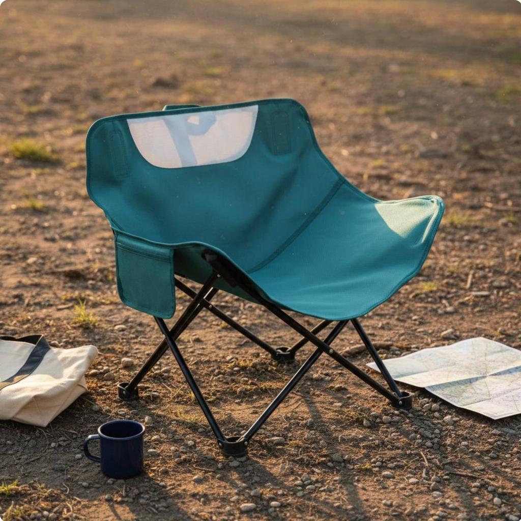 Oxford Cloth Moon Seat Cover Universal Replacement for Portable Folding Beach