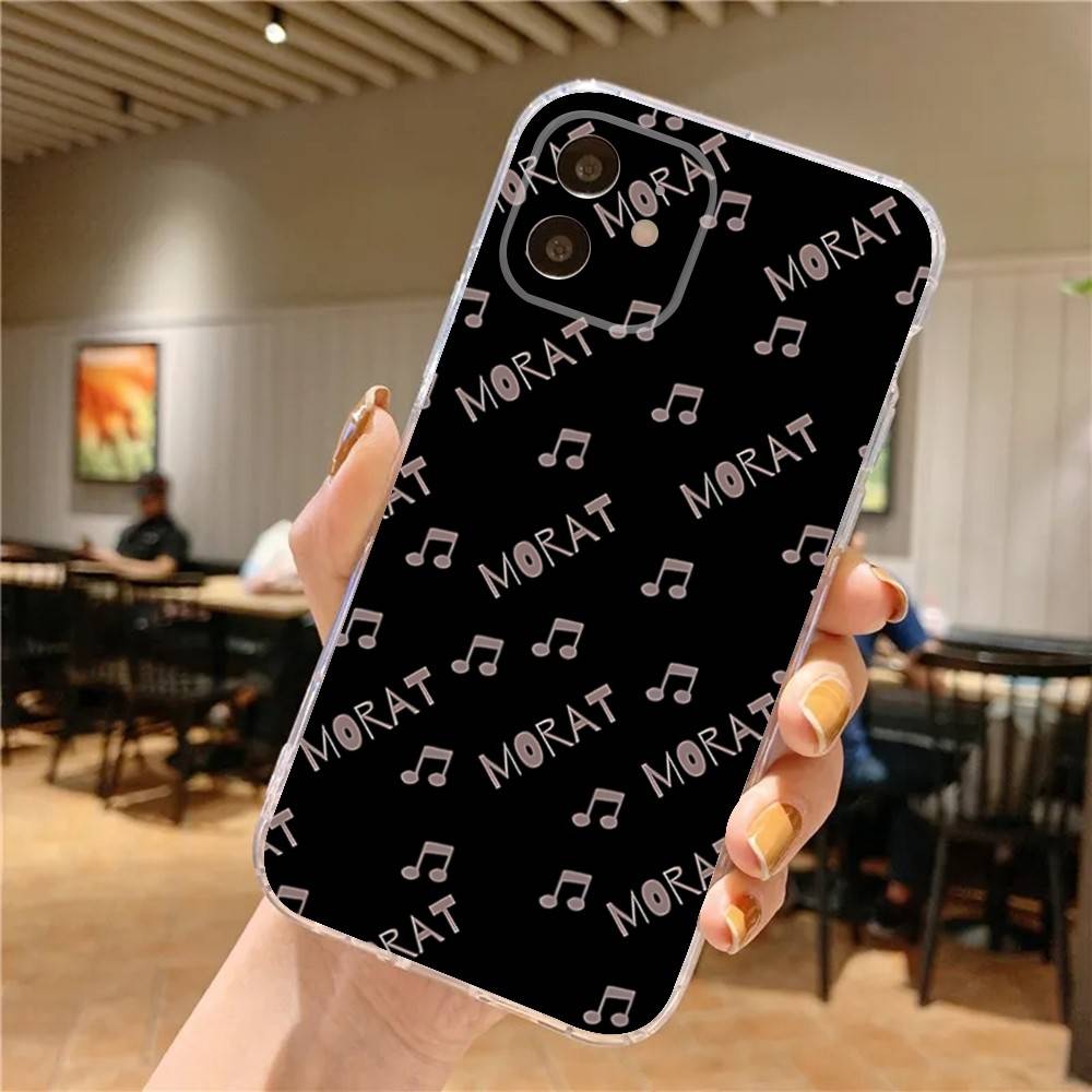 Чехол для телефона M-MoratS Band для iPhone 17,16,15,14,13,12,11 Pro,Max,Plus,X,XS,XR,SE4,E Mini, Прозрачный Мягкий Чехол