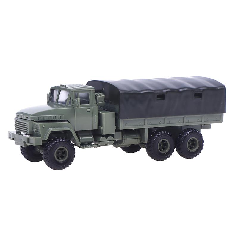 1шт 1:72 Масштабный трактор Краз-260, военный автомобиль, грузовик, игрушечный блок, модель автомобиля, комплект