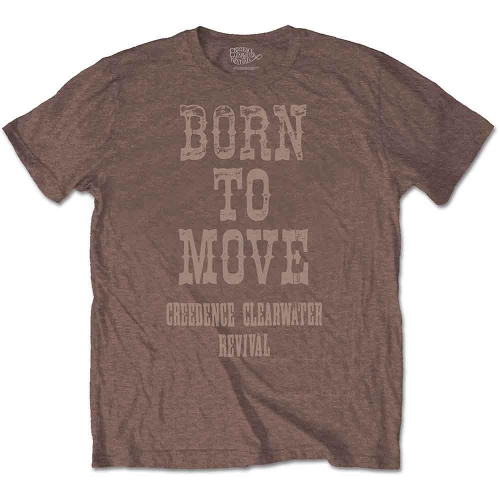 Creedence Clearwater Revival T-Shirt: Born To Move OFFICIAL NEW