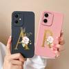 Silicone Case For Xiaomi Redmi Note 5 Plus 7 8 9 10 Pro Max 10s 9T 10T Cover Fashion Shockproof Protective Matte Shell Flower Letters For Redmi Bumper