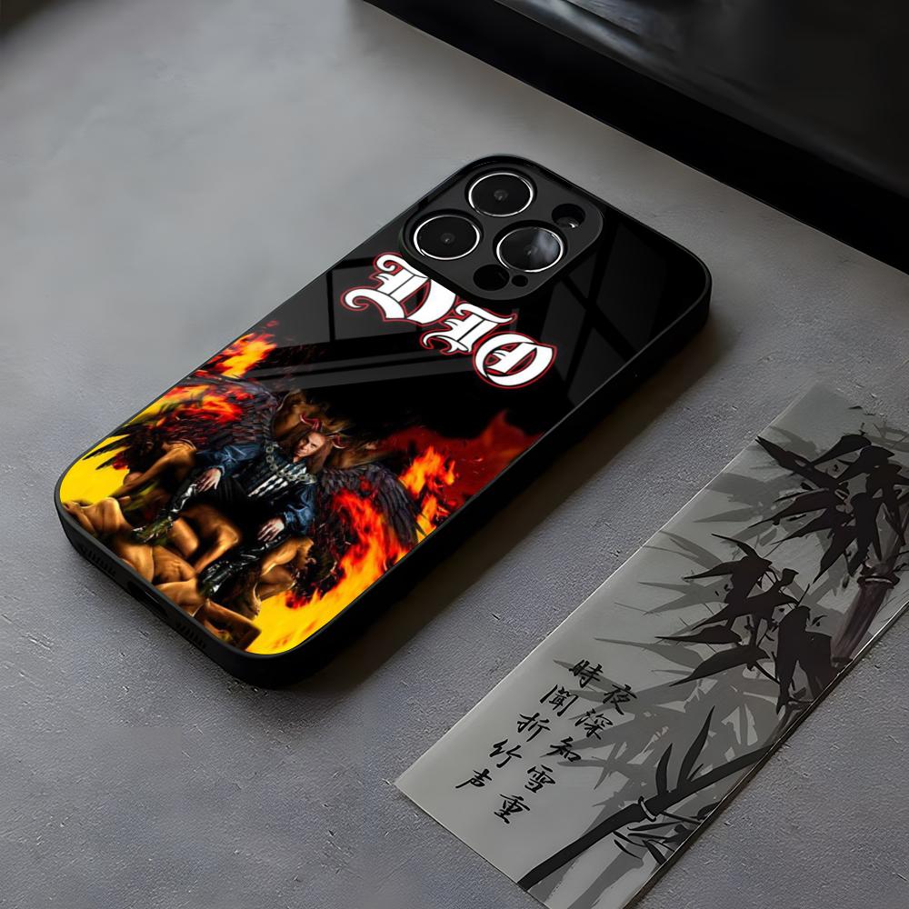 Чехол для телефона Dios Heavy Metal Закаленное стекло Для IPhone 17 13 14 16 12 15 11 Pro Max Plus Mini X XR SE2020 Coque