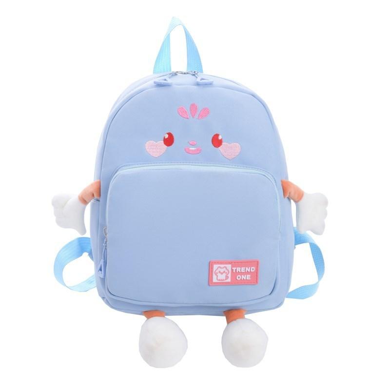 Детский рюкзак с мультяшным котом для дошкольников, легкий нейлоновый школьный рюкзак для мальчиков и девочек.