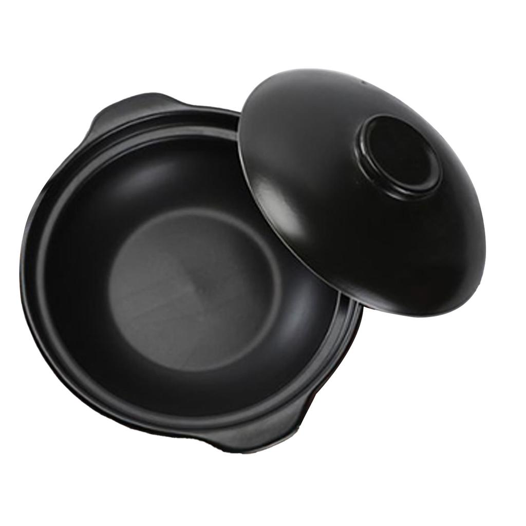 Multifunctional Casserole Pot with Lid Sizzling Hot Pot for Bibimbap and Soup Large Wide Mouth Heat