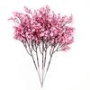 Pack of 5 Artificial Baby Breath Gypsophila Flowers Bunches for Vase Pot Home Decoration (Pink) for Home Decor (Vase Not Included) Silk Latest