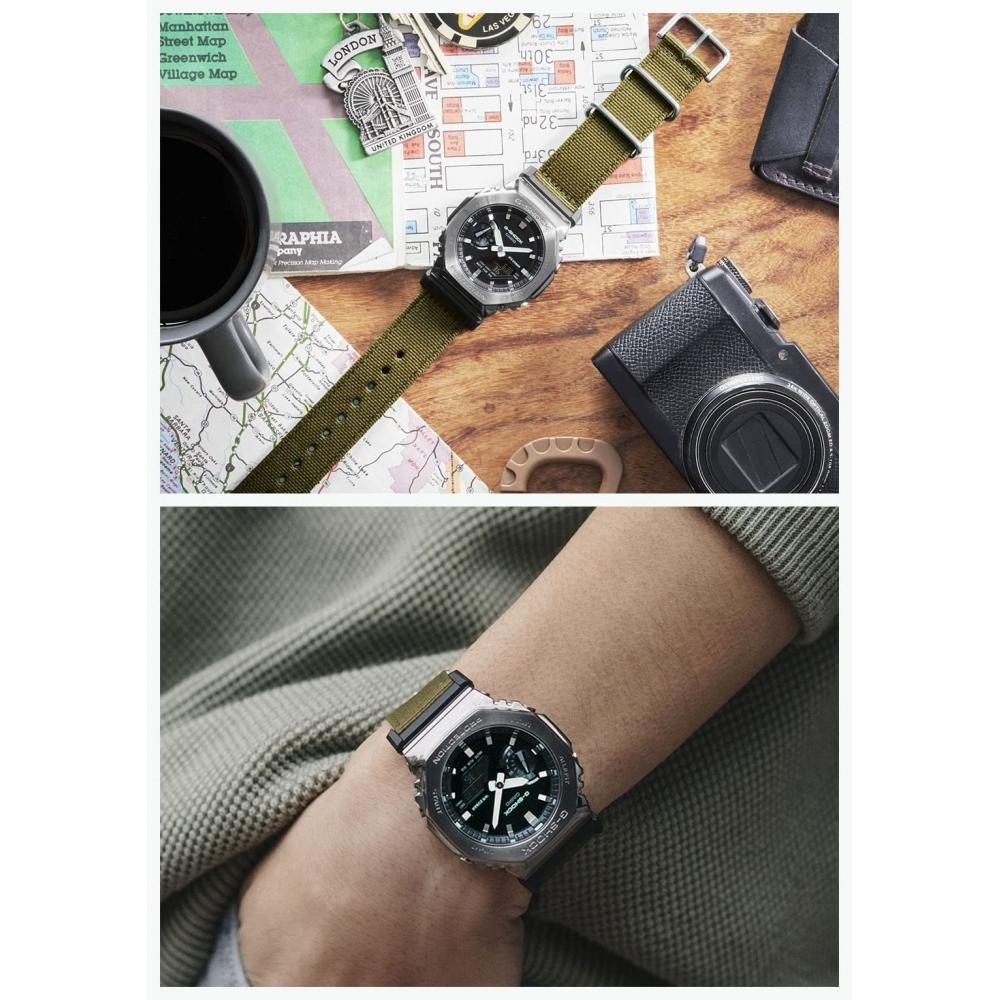 [Casio] Часы G-Shock Web Limited с металлическим покрытием GM-2100CB-3AJF мужские зеленые