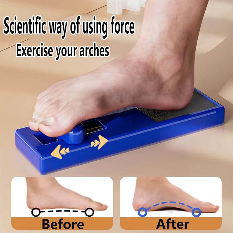 1pc Arch Support Trainer & Toe Aligner - Non-Slip Base, Cushioned Arch Support forPlantar Fasciitis, Flat Feet, Ballet, Running