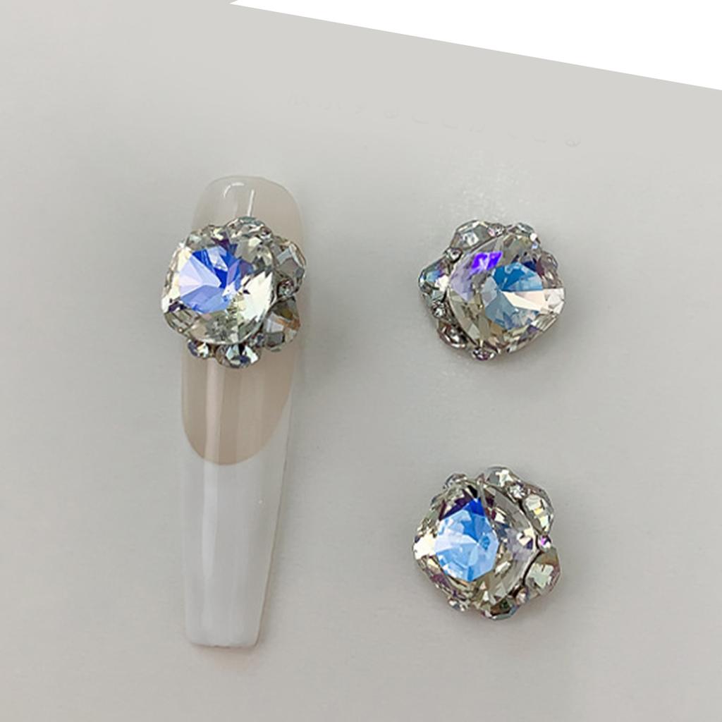 3PCS 3D Nail Charms AB Nail Rhinestones Set for Nail Art Clothing Jewelry DIY Nails Art Craft Manicure Embellishment