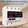 Multifunctional Microcontroller Based 3P Protector Digital Voltage Current Display Adjustable