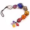 Hanging Car  Decoration 7 Chakras Feng Shui Handmade Crystals Stones Home Decoration Yoga Honey