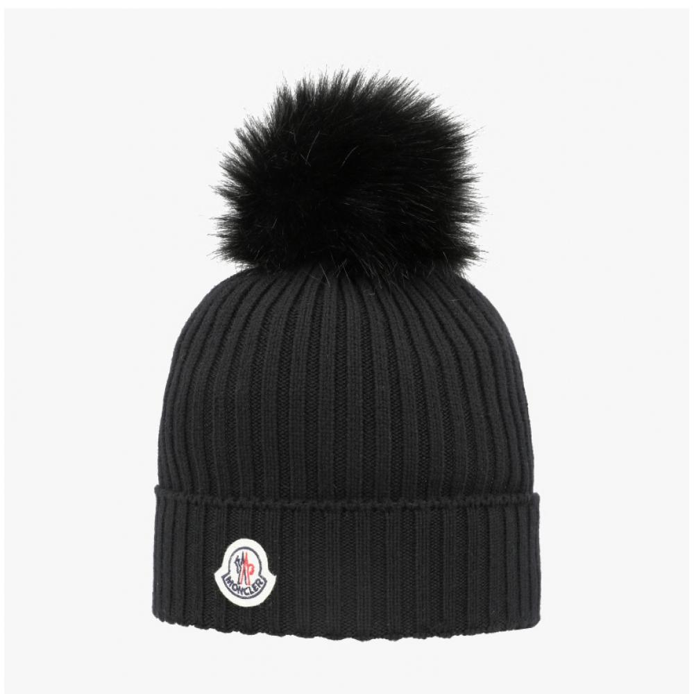 Moncler Шапка с помпоном Нашивка с логотипом 3b00007 M1131 999