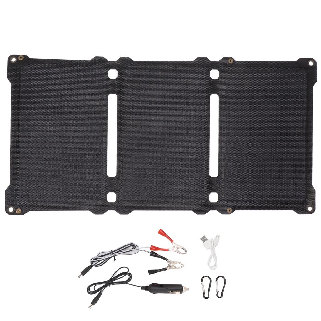 18V 5V 30W Folding Solar Panel Portable Foldable Monocrystalline Solar Panel for Outdoor Activities