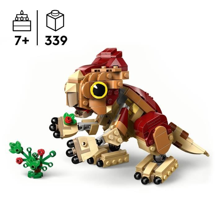 LEGO Jurassic World 76970 Dolores, Le Bébé Aquilops - Jeu De Construction Dès 7 Ans