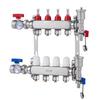 4-Branch Radiant Heat Manifold 1/2" PEX Tubing Floor Heating Manifold Set