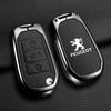 Высококачественный чехол для ключа автомобиля Peugeot 5008: Подходит для 308, 408, 508, 3008, 2008, 4008 с корпусом и пряжкой из сплава
