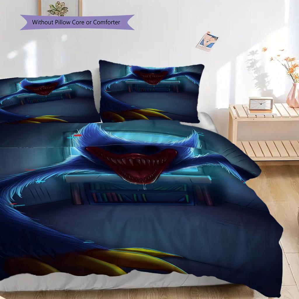 Nightmare Shadows Encounter Threepiece Set 1 Duvet Cover 2 Pillowcase Without Core Soft And Comfortable Christmas Birthday Gift