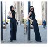 Designer High-Waisted Wide-Leg Jeans for Women - Trendy Spring Floor-Length Denim Pants