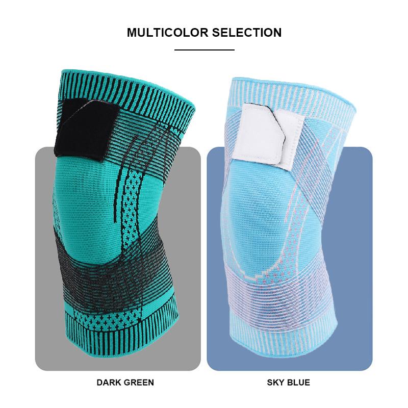 1 шт. компрессионные наколенники баскетбольный рукав протектор эластичный наколенник скобка пружинная поддержка волейбол бег силиконовый футбол